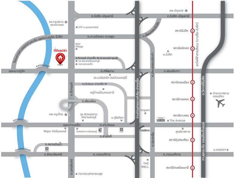 *****ที่ดินเปล่า ถนนติวานนท์-ปทุมธานี เนื้อที่ 3 ไร่ 1 งาน 345 ตร.ว. บนทำเลเดินทางสะดวก เชื่อมต่อ ถนนติวานนท์-ปทุมธานี , ถนนรังสิต-ปทุมธานี, ถนนติวานนท์ และจุดขึ้นทางด่วน "ศรีรัช"